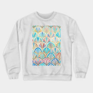 Vintage Twenties Art Deco Pastel Pattern Crewneck Sweatshirt